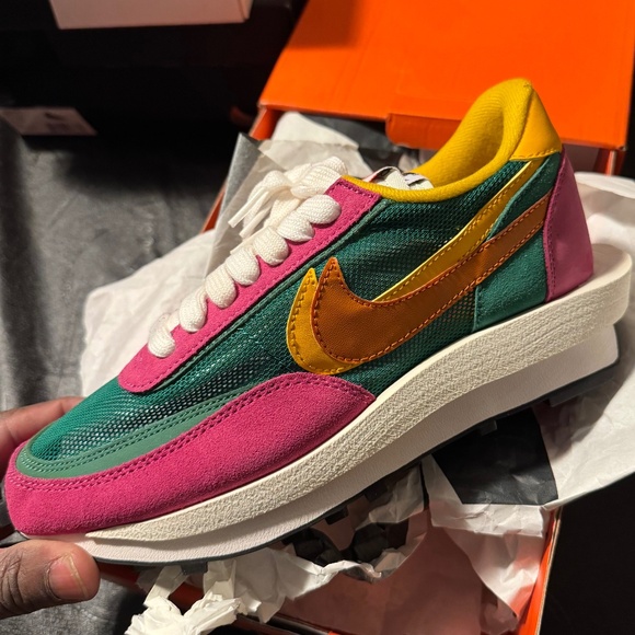Nike x sacai LDV Waffle Nike shoes size U.S women's 8 Brand New in-box - Picture 4 of 6
